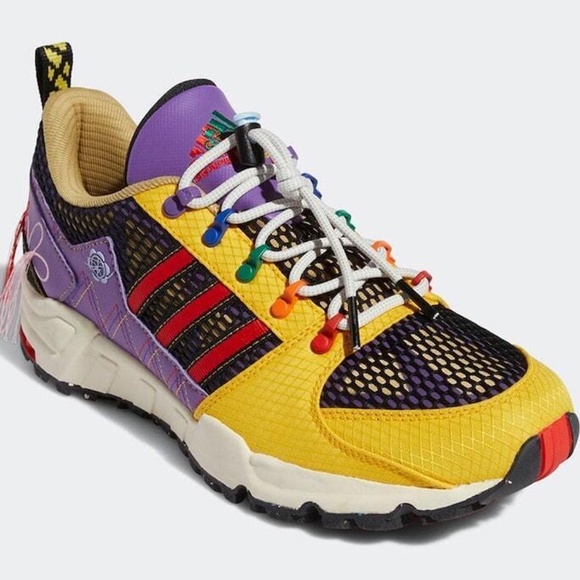 Adidas EQT Support 93 Sean Wotherspoon Low Mens Shoes Yellow GX3893 NEW Multi Sz - Picture 2 of 7